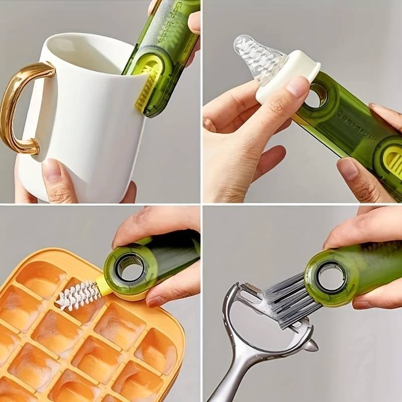 Mini U-shaped Three-in-one Cleaning Brush - Image 6