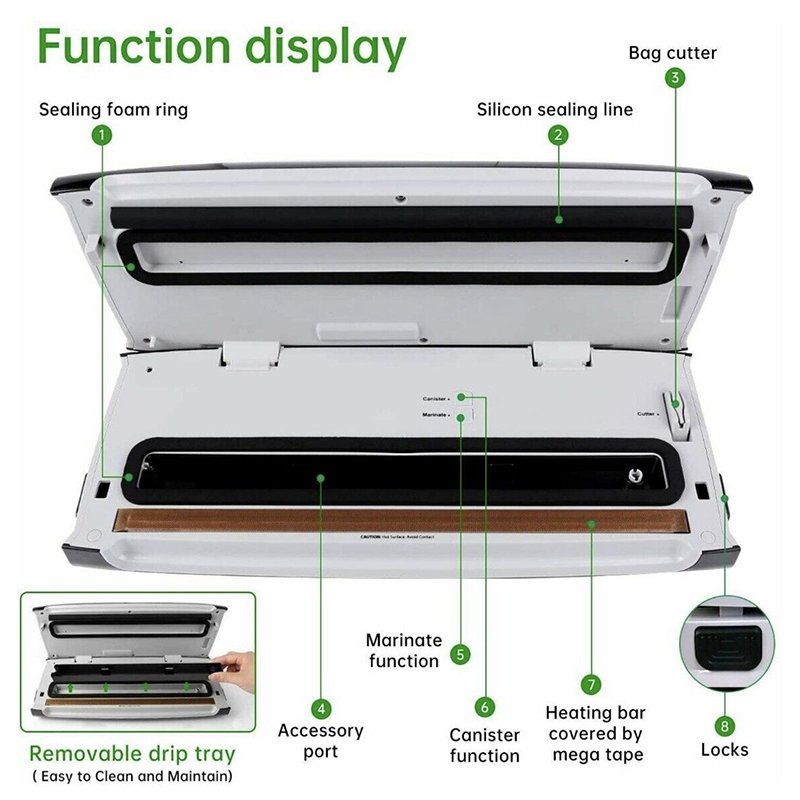 Food Vacuum Sealer Machine - Image 8